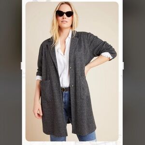 Anthropologie NWT Graham Longline Sweater Blazer 1X